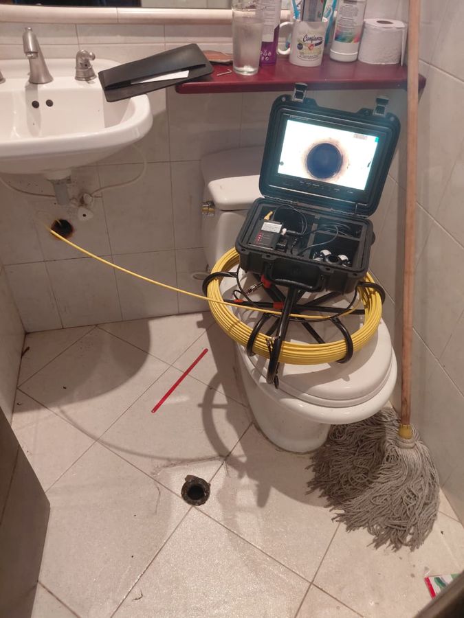 Inspección de drenaje con cámara